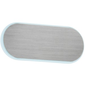 Moderne Trio LED Wandleuchte Carlo in Nickel matt, 8 x 20 cm, für stimmungsvolle Beleuchtung.