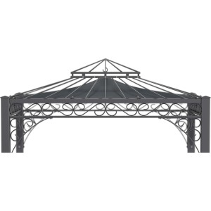 Eleo Sonnensegel 200 cm x 200 cm für Pavillon Meran/Bolzano Anthrazit