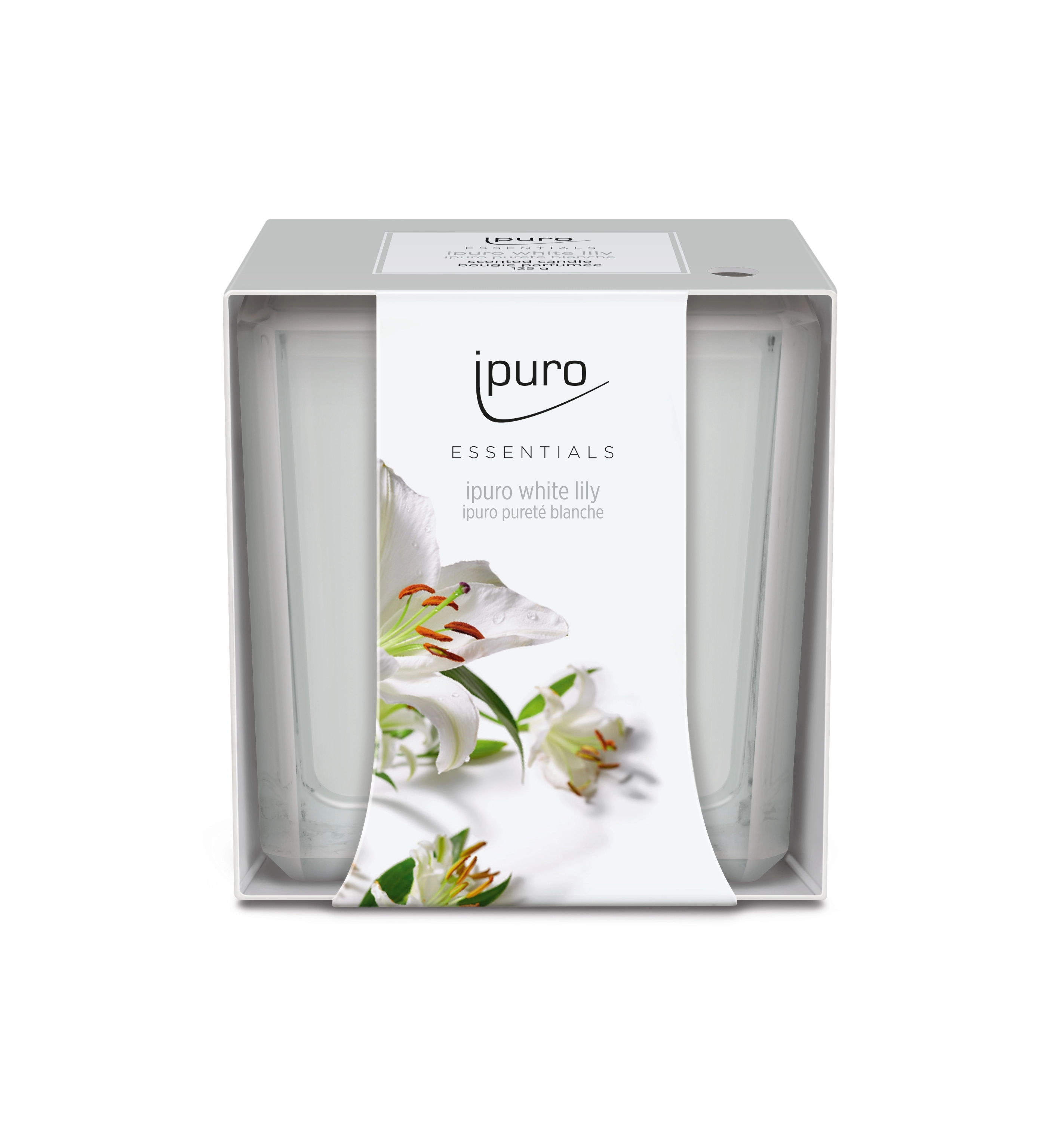 ipuro ESSENTIALS Duftkerze White Lily 125g kaufen bei OBI