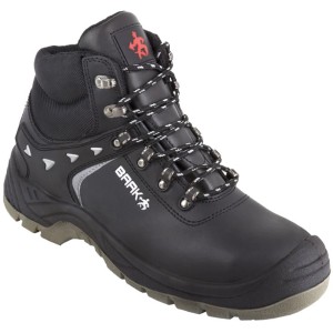 Schwarzer Baak Sicherheitsbaustiefel S3, Größe 41, für sicheres Arbeiten.
