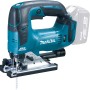 Makita Akku-Pendelhubstichsäge DJV182Z: Stichsäge in Türkis/Schwarz mit Akku. Ideal für Holz- und Metallarbeiten.