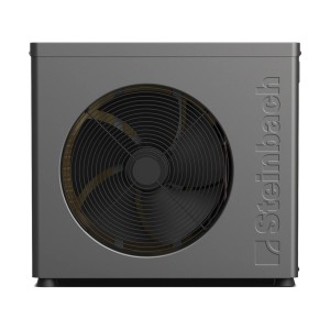 Steinbach Wärmepumpe Solid 4,3 für Pools bis 20.000 l. Leiser Betrieb und App-Steuerung.