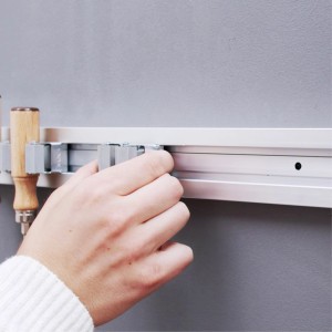 Wagner Wandhaken Single Hooks4tools, Stahl schwarz, Montage in Gerätehalterleiste.
