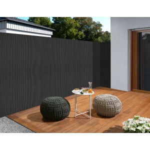 Floraworld Sichtschutz Premium Plus 180 cm x 300 cm Anthrazit