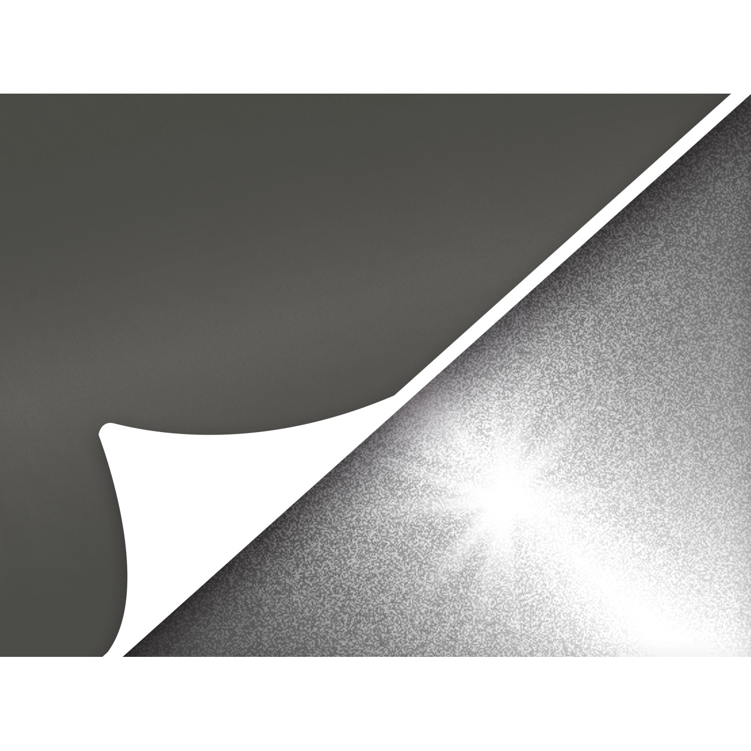 Thermo-Rollo Manresa, 100x175 cm, grau, mit reflektierender Beschichtung für Hitzeschutz.