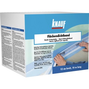 Knauf Flächendichtband, 12cm breit, zur Abdichtung von Wand- und Bodenflächen im Innenbereich.