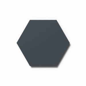 Designpaneel Hexagon Lino Smokey Blue Clear MDF Schwarz 25 cm x 25 cm 3 Stück