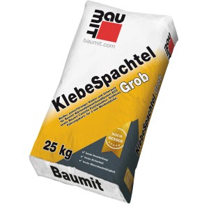 Sack Baumit Klebespachtel Grob 25 kg, Ausgleichsmasse zum Kleben und Spachteln.
