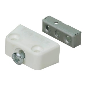 Hettich Verbindungsbeschlag "Trapez" Kunstsoff Weiß 8 Stück FLS