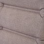 Siena Garden Sesselauflage Comfort, 110x48x7 cm, taupefarben, mit Steppnähten.