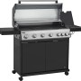 Jamestown Kane 6 Gasgrill mit 6 Brennern, Seitenkocher und Unterschrank.