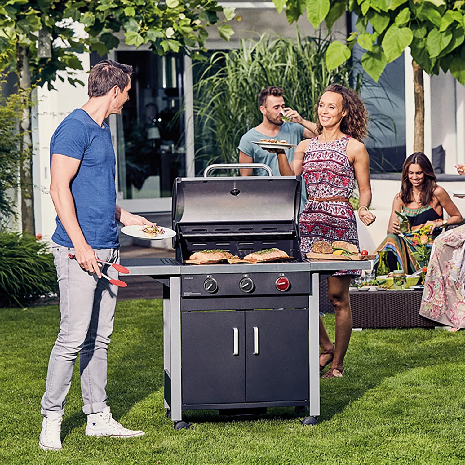 Enders Gasgrill Chicago 3 R Turbo Aldi Enders Gasgrill Chicago 3 R Turbo mit 3 Brennern kaufen bei OBI