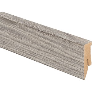 Sockelleiste Bali Oak, 50 mm hoch, Holzdekor für Boden-Wand-Abschluss.