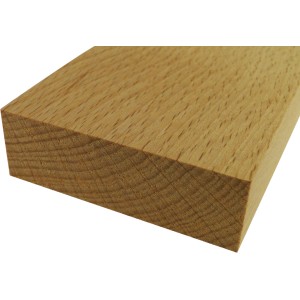 Rechteckleiste aus Buche, 20x5x1000 mm, für individuelle Raumgestaltung.