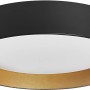 Ledvance Smart+ WiFi Deckenleuchte Orbis Kurt, schwarz-gold, Ø 45cm.