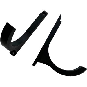 Denpanels Weinregal 3D für Akustikpaneele 23,5 cm x 13 cm x 2 cm Schwarz