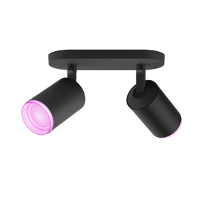 Philips Hue Smart-LED-Deckenleuchte Fugato White & Color Ambiance 2er Spot