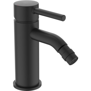 Ideal Standard Ceraline Bidetarmatur in Schwarz matt. Moderne Armatur für das Bidet.