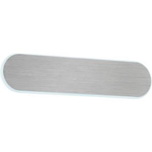 Flache Trio LED Wandleuchte Carlo in Nickel matt, 35 cm breit, für stimmungsvolle Beleuchtung.