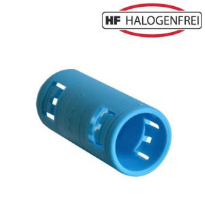 Blaue Krallenmuffe, 25 mm, 10er-Pack für Flexrohre.