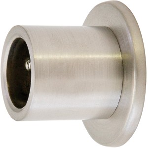 Mydeco Wandhalterung für Gardinenstange, Edelstahl-Optik, Durchmesser 1,6 cm.