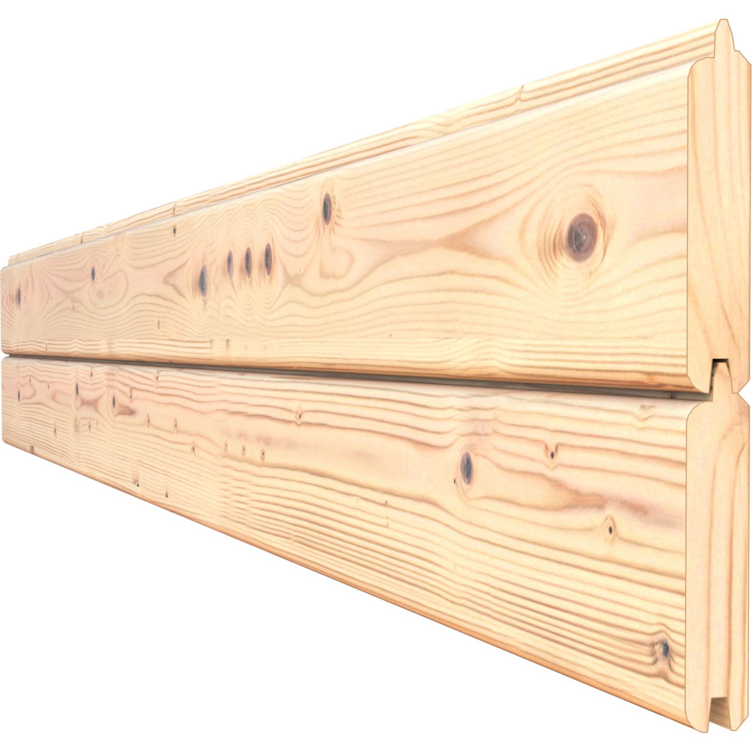Detailaufnahme: Unbehandelte Holzwandelemente für Bertilo Gartenhaus Pentus 1, naturbelassen.