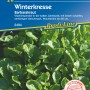 Kiepenkerl Winterkresse Barbarakraut Samenpackung mit grünen Blättern, geeignet für Hochbeet und Kübel.