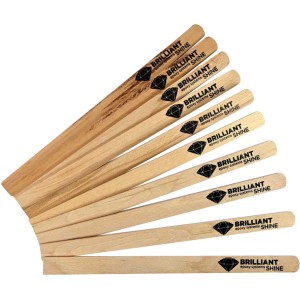 Brilliant Shine Rührstäbe, 10 Holzstäbe für Epoxidharz, zum Anmischen von Farben & Lacken.