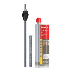 Fischer Thermax 16 Montageset für Wärmedämmfassade bis 200mm mit Mörtel und Dübel.