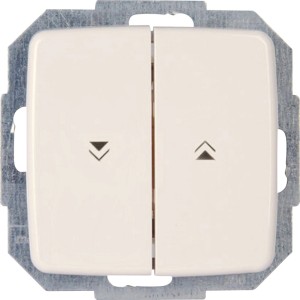 Kopp Jalousieschalter Rivo reinweiß für Rollladensteuerung.