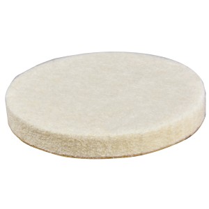 Wagner Softfilz-Pads-Set EH1261 Ø 60 mm x 6 mm Creme 4-tlg.