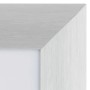 Detailansicht: Breiter, silberner Aluminiumrahmen 50x70 cm für Fotos und Bilder.