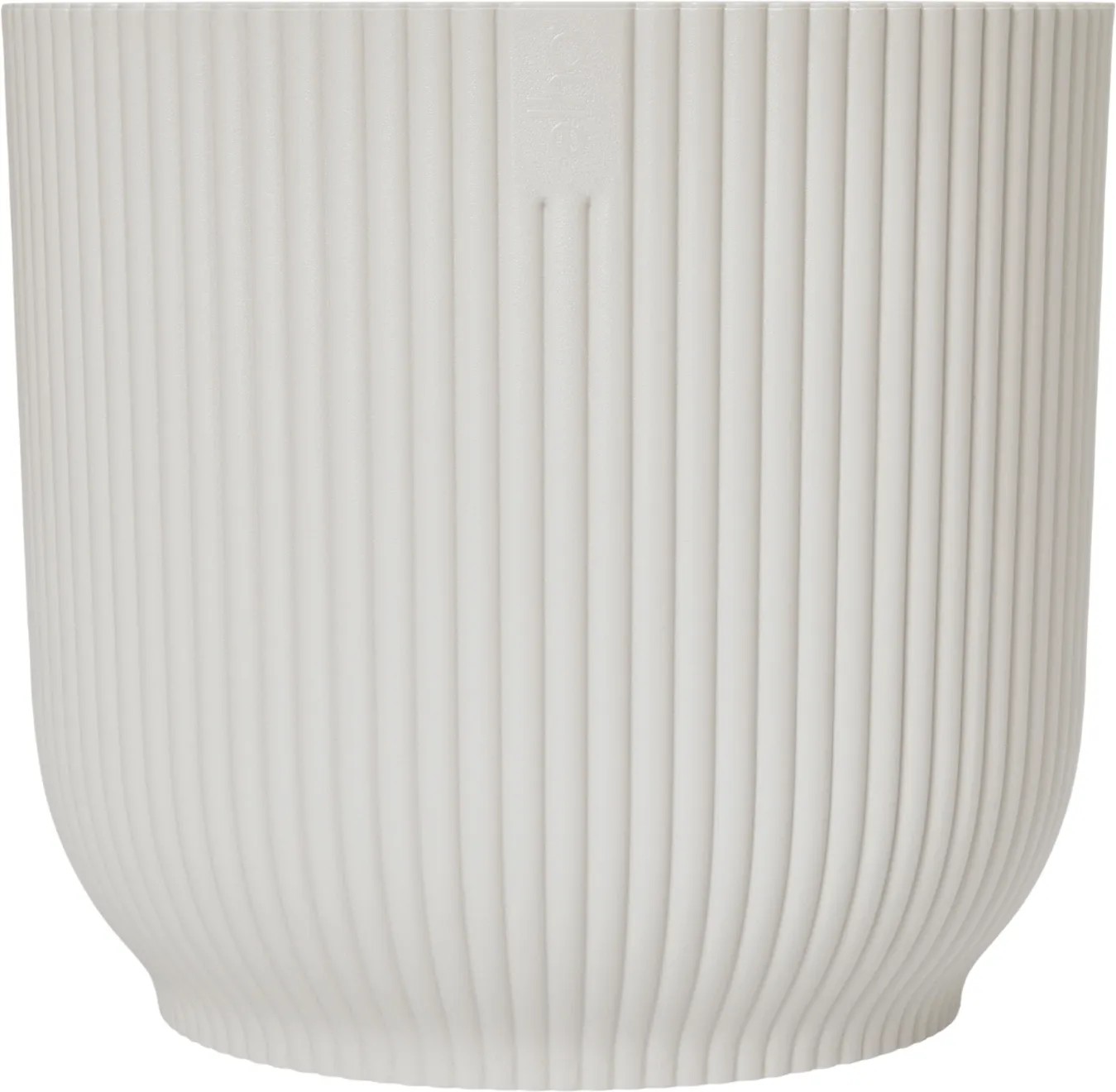 Elho Facet Rund Blumentopf 17cm - Nachhaltiger Übertopf Aus Recyceltem Plastik