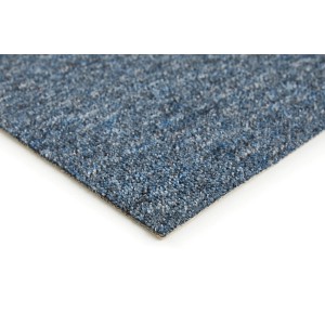 Nahaufnahme: Andiamo Teppichboden Carlos, 400 cm, Dunkelblau, Meterware.