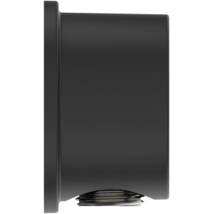 Ideal Standard Idealrain Brauseschlauchanschluss, rund, schwarz matt.
