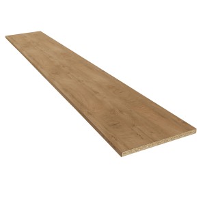 Kaindl Arbeitsplatte Eiche Endgrain Classic, 63,5 cm breit, Holzdekor, Meterware.