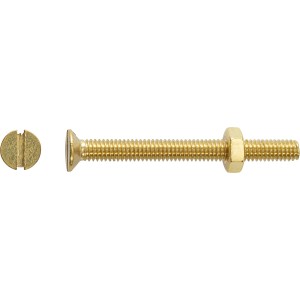 Gewindeschraube Senkkopf M5 x 40 mm Messing 8 Stück