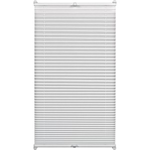 Gardinia Easy Fix Plissee, weiß, 90x210 cm, mit zwei Bedienschienen für flexible Lichtregulierung.