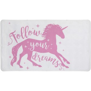 Wenko Wanneneinlage Unicorn, 70x40 cm, mit Einhorn-Motiv und rutschfester Oberfläche.