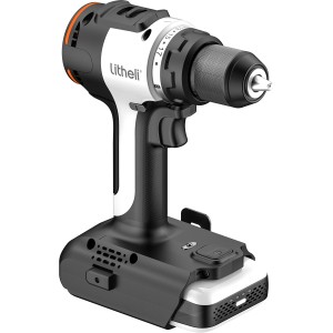 Litheli U20 Akku-Bohrer mit Akku, 20V, ideal zum Schrauben und Bohren.