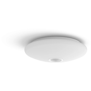 Weiße Philips LED-Deckenleuchte Mauve mit Bewegungssensor, 640 Lumen.