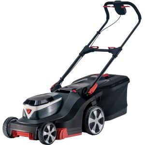 Al-Ko Akku-Rasenmäher 382 Li Premium mit zwei Akkus und Ladegerät.