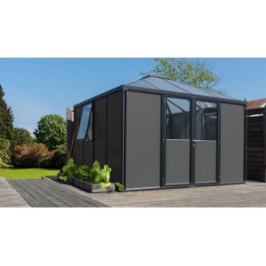 Vitavia Gerätehaus - Besondere Modelle Universum Gerätehaus Schwarz/ Anthrazit