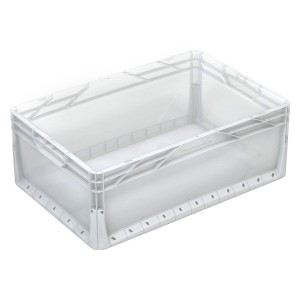 Eurobox-System Box Vollwand 22 cm x 40 cm x 60 cm Transparent