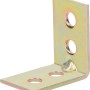 Gelb verzinkter Stuhlwinkel 30x30x14 mm für Holzkonstruktionen.