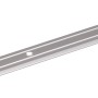 Silbernes Bodenausgleichsprofil aus Aluminium, 1,6 mm x 38 mm x 900 mm.