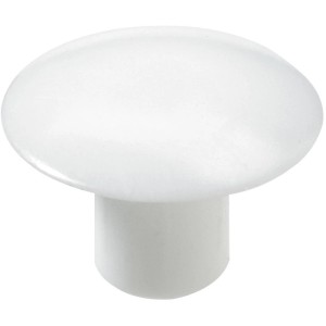 Weiße Hettich Abdeckkappe aus Kunststoff für 5 mm Bohrlöcher, 20 Stück