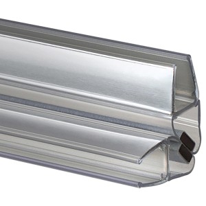 Schulte Magnetprofil 45° für Dusche, vertikal, 8mm Glas, 90° Winkel.