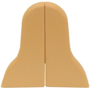 FN Neuhofer Endkappen, Buche, 2er-Pack für Sockelleisten FU018/SU018L.