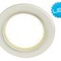Dimmbare, runde LED-Deckeneinbauleuchte Point, 4000 K, Ø 12,5 cm, weiß.